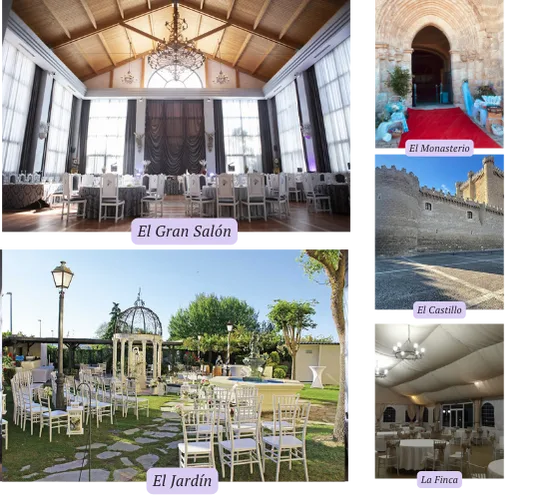 Salones y Fincas boda en Valladolid